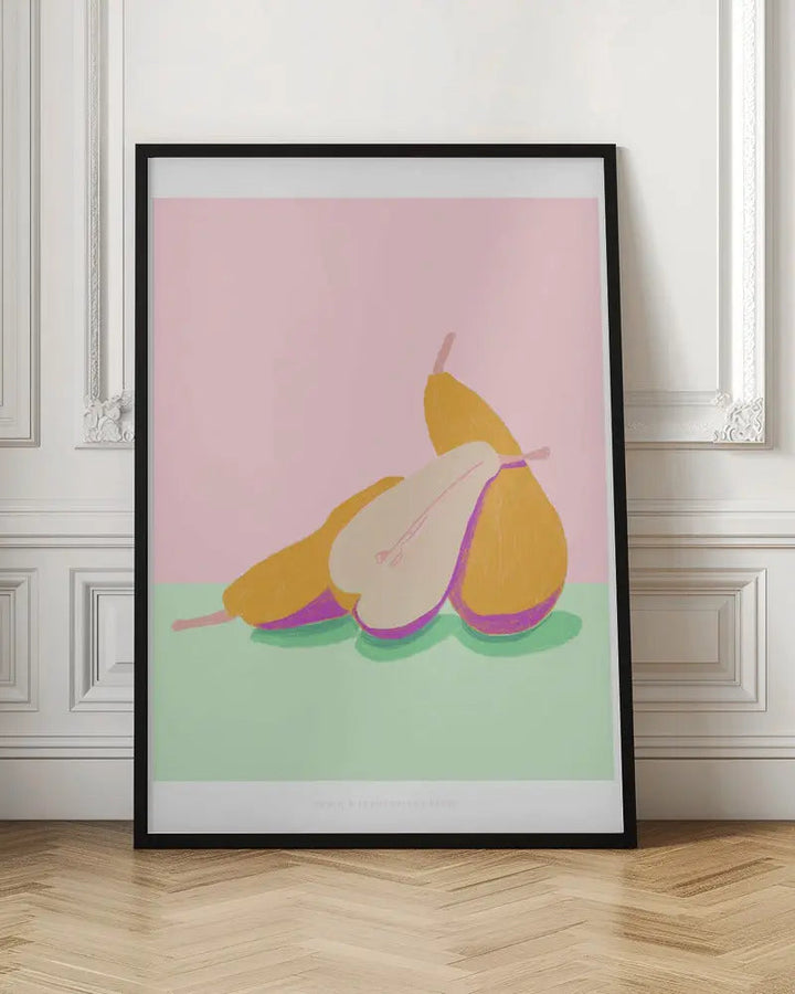 Pandc Pears Copy - Stretched Canvas, Poster or Fine Art Print I Heart Wall Art