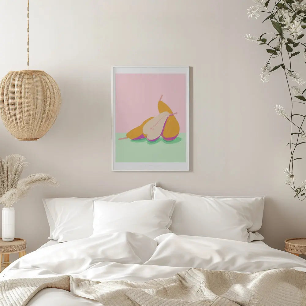 Pandc Pears Copy - Stretched Canvas, Poster or Fine Art Print I Heart Wall Art