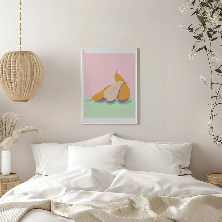 Pandc Pears Copy - Stretched Canvas, Poster or Fine Art Print I Heart Wall Art