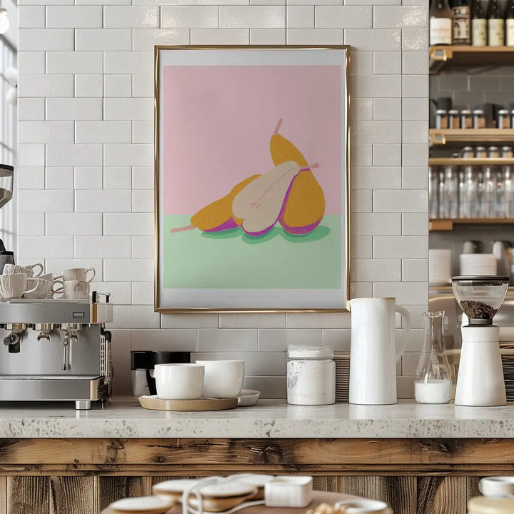 Pandc Pears Copy - Stretched Canvas, Poster or Fine Art Print I Heart Wall Art