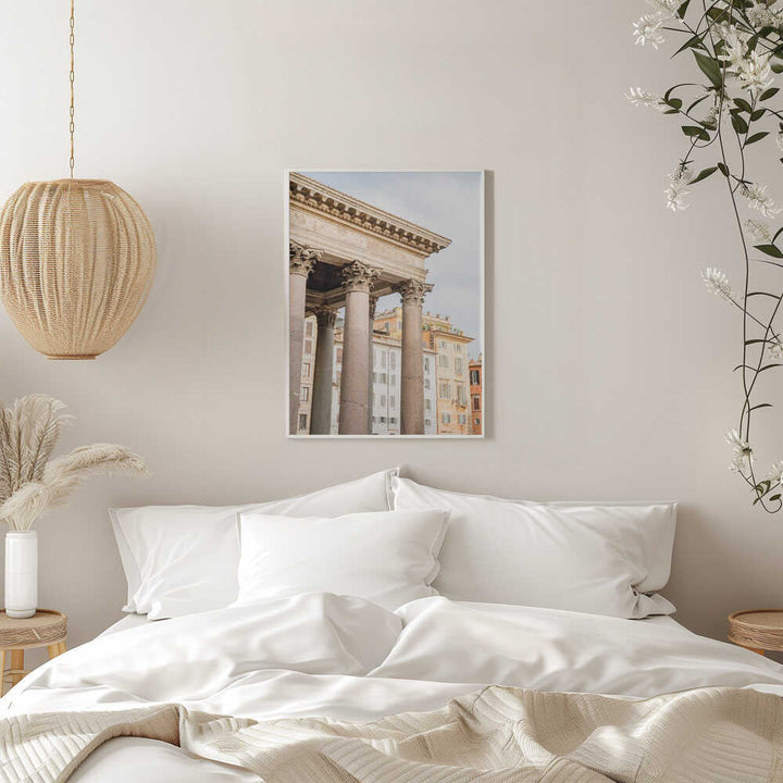 Pantheon Rome - Stretched Canvas, Poster or Fine Art Print - I Heart Wall Art - Poster Print, Canvas Print or Framed Art Print