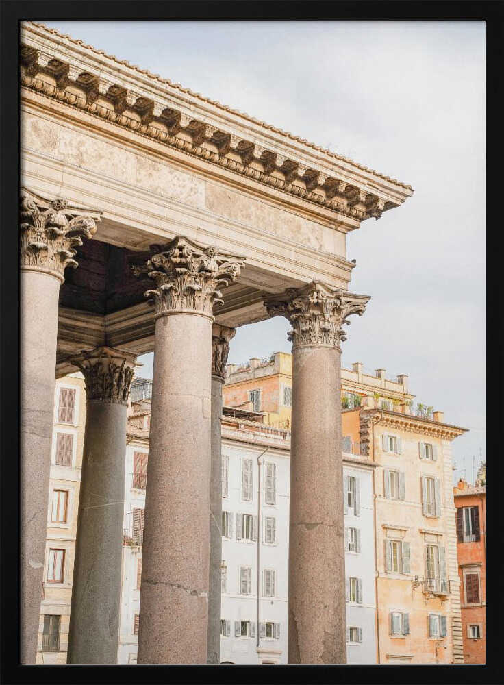Pantheon Rome - Stretched Canvas, Poster or Fine Art Print - I Heart Wall Art - Poster Print, Canvas Print or Framed Art Print
