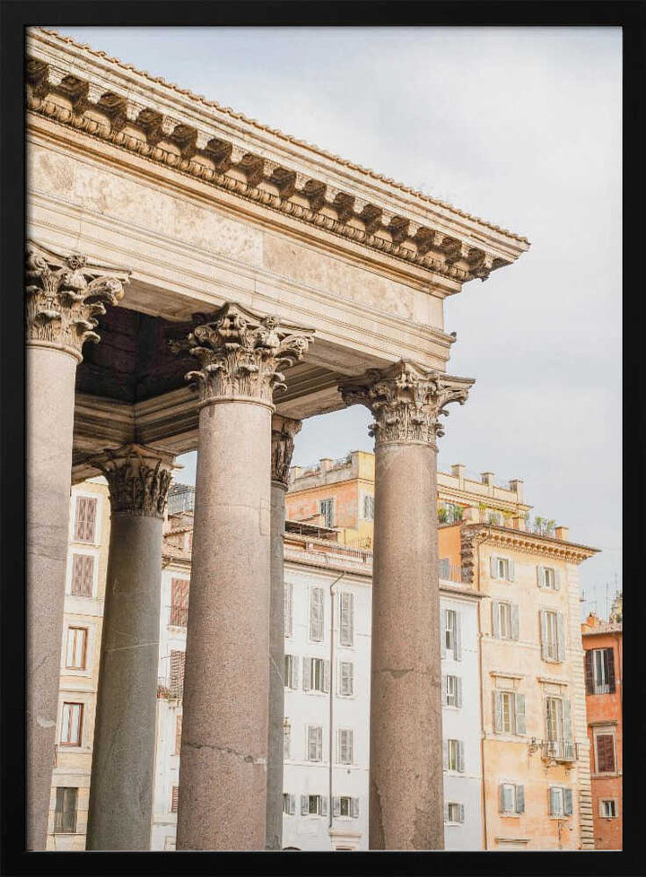Pantheon Rome - Stretched Canvas, Poster or Fine Art Print - I Heart Wall Art - Poster Print, Canvas Print or Framed Art Print