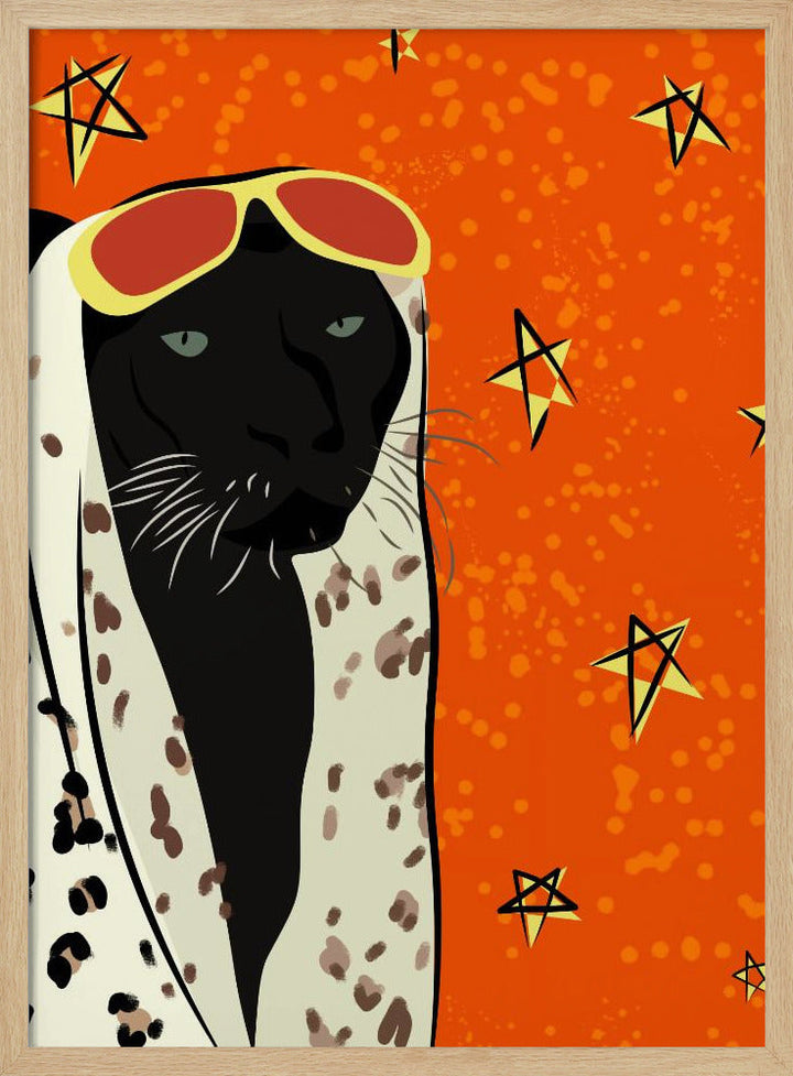 Panther In Style - Stretched Canvas, Poster or Fine Art Print I Heart Wall Art