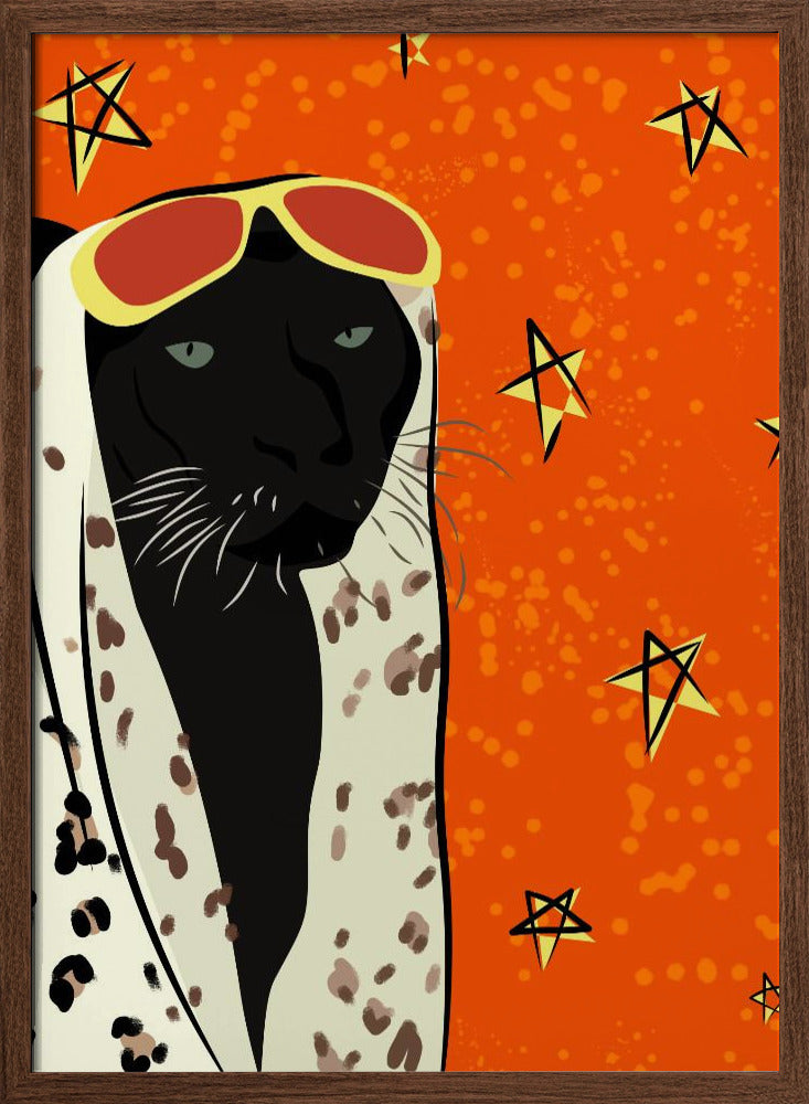 Panther In Style - Stretched Canvas, Poster or Fine Art Print I Heart Wall Art