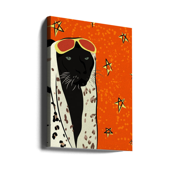 Panther In Style - Stretched Canvas, Poster or Fine Art Print I Heart Wall Art