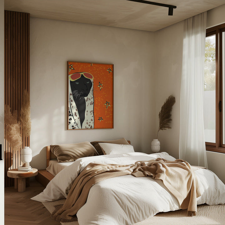 Panther In Style - Stretched Canvas, Poster or Fine Art Print I Heart Wall Art