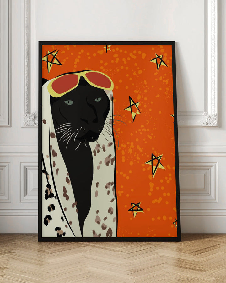 Panther In Style - Stretched Canvas, Poster or Fine Art Print I Heart Wall Art