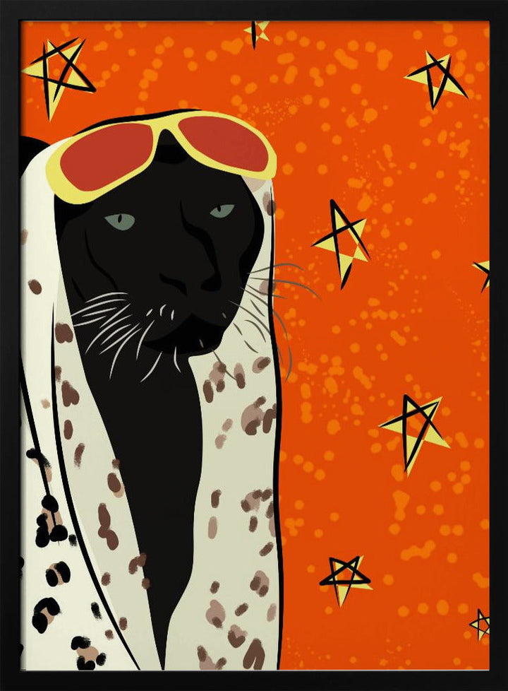 Panther In Style - Stretched Canvas, Poster or Fine Art Print I Heart Wall Art