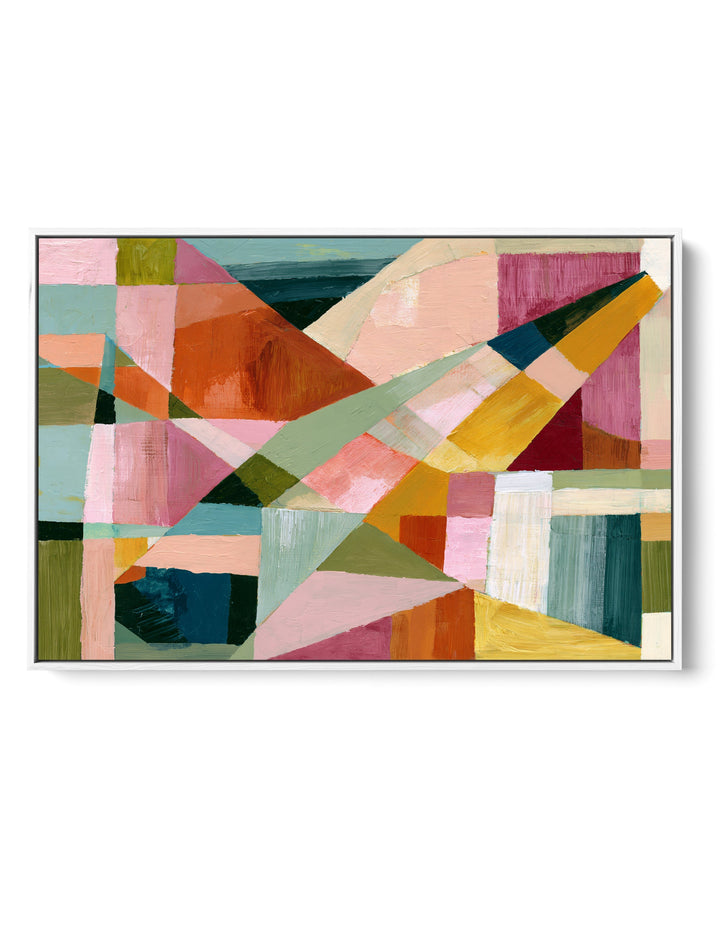 xxxx by IHeartStudio - Colourful Geometric Canvas Print