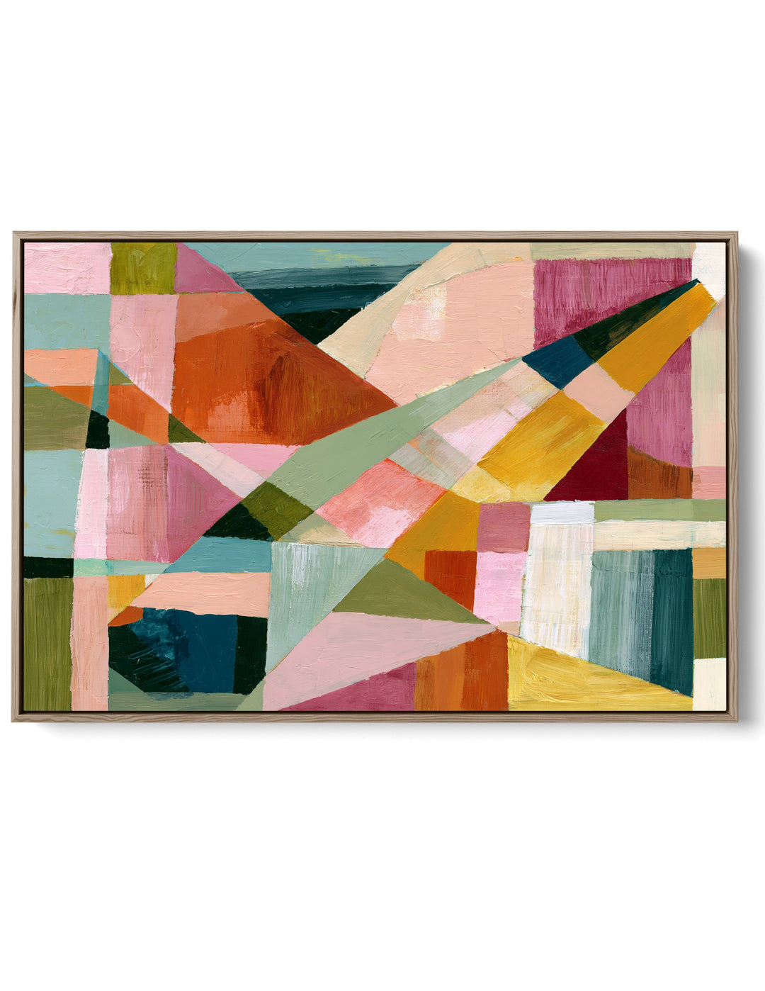 xxxx by IHeartStudio - Colourful Geometric Canvas Print