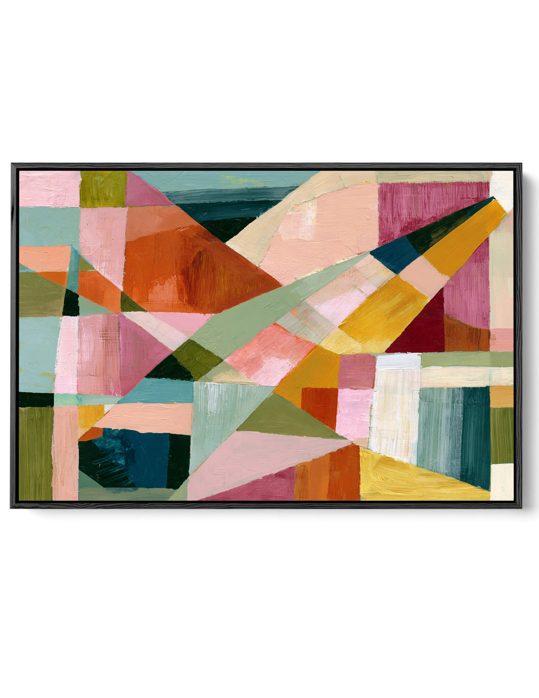 xxxx by IHeartStudio - Colourful Geometric Canvas Print