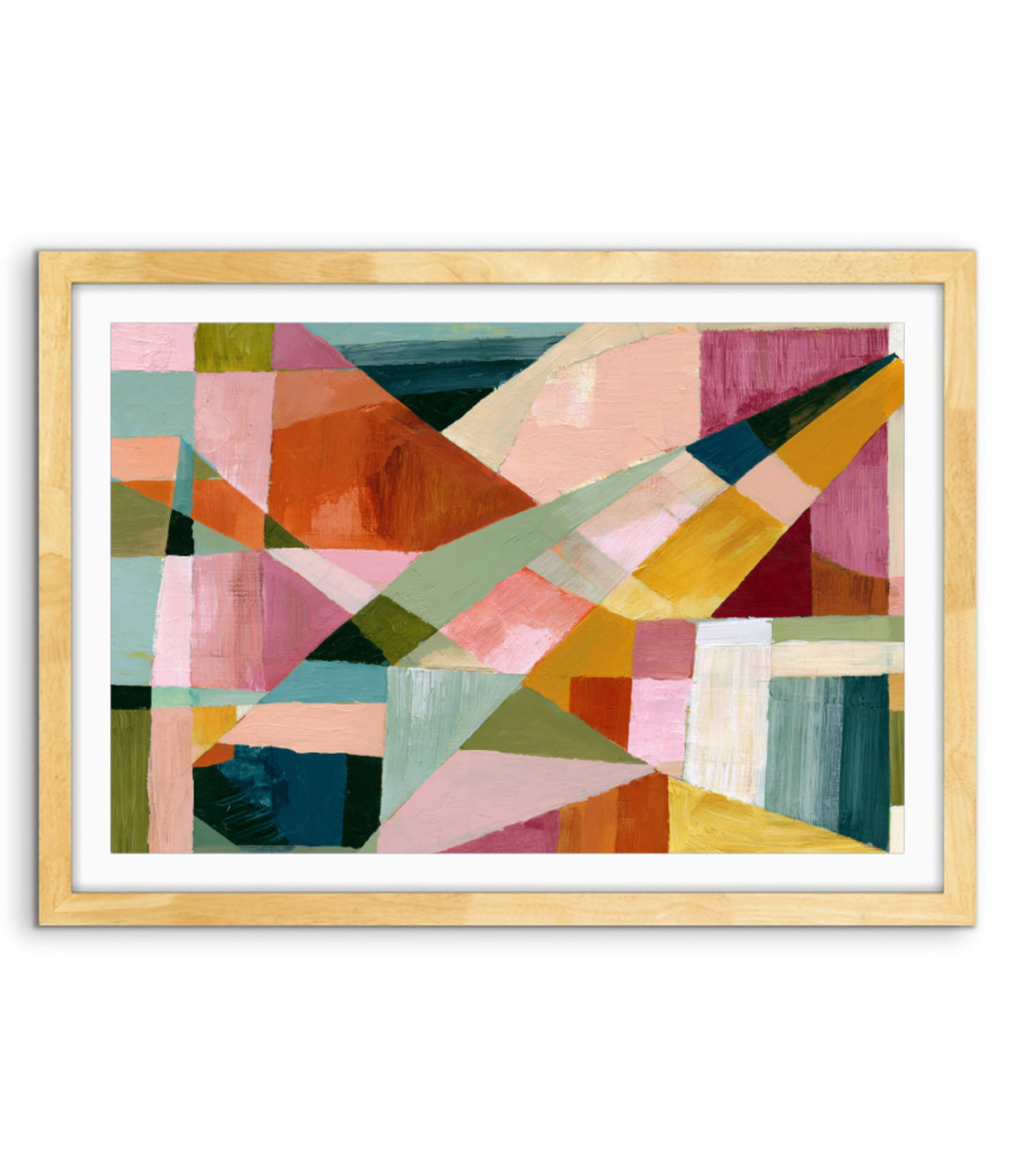 xxxx by IHeartStudio - Colourful Geometric Canvas Print