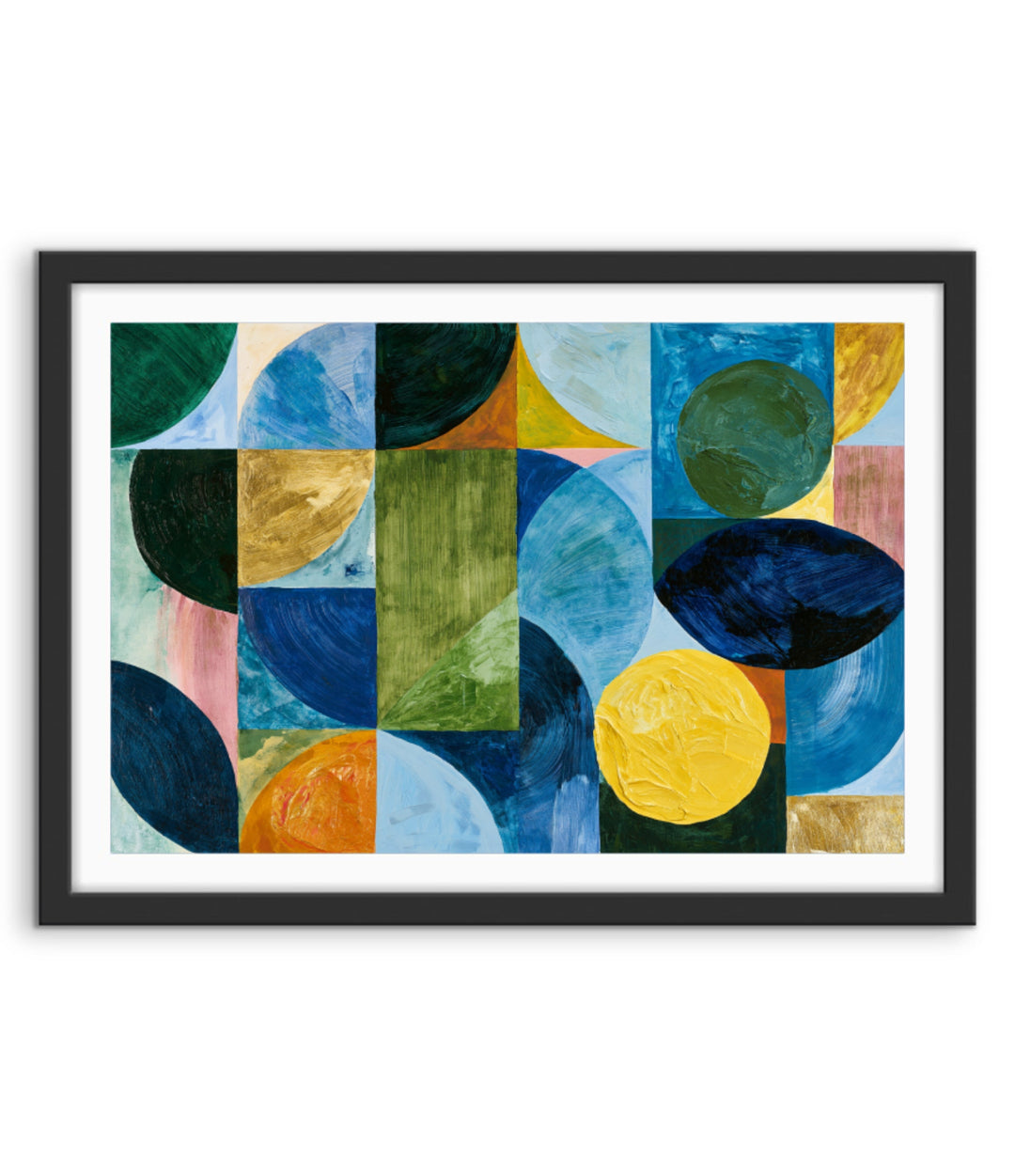 xxxx by IHeartStudio - Colourful Geometric Canvas Print