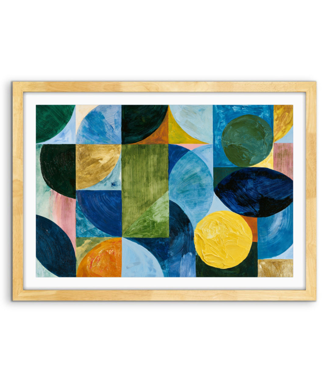 xxxx by IHeartStudio - Colourful Geometric Canvas Print