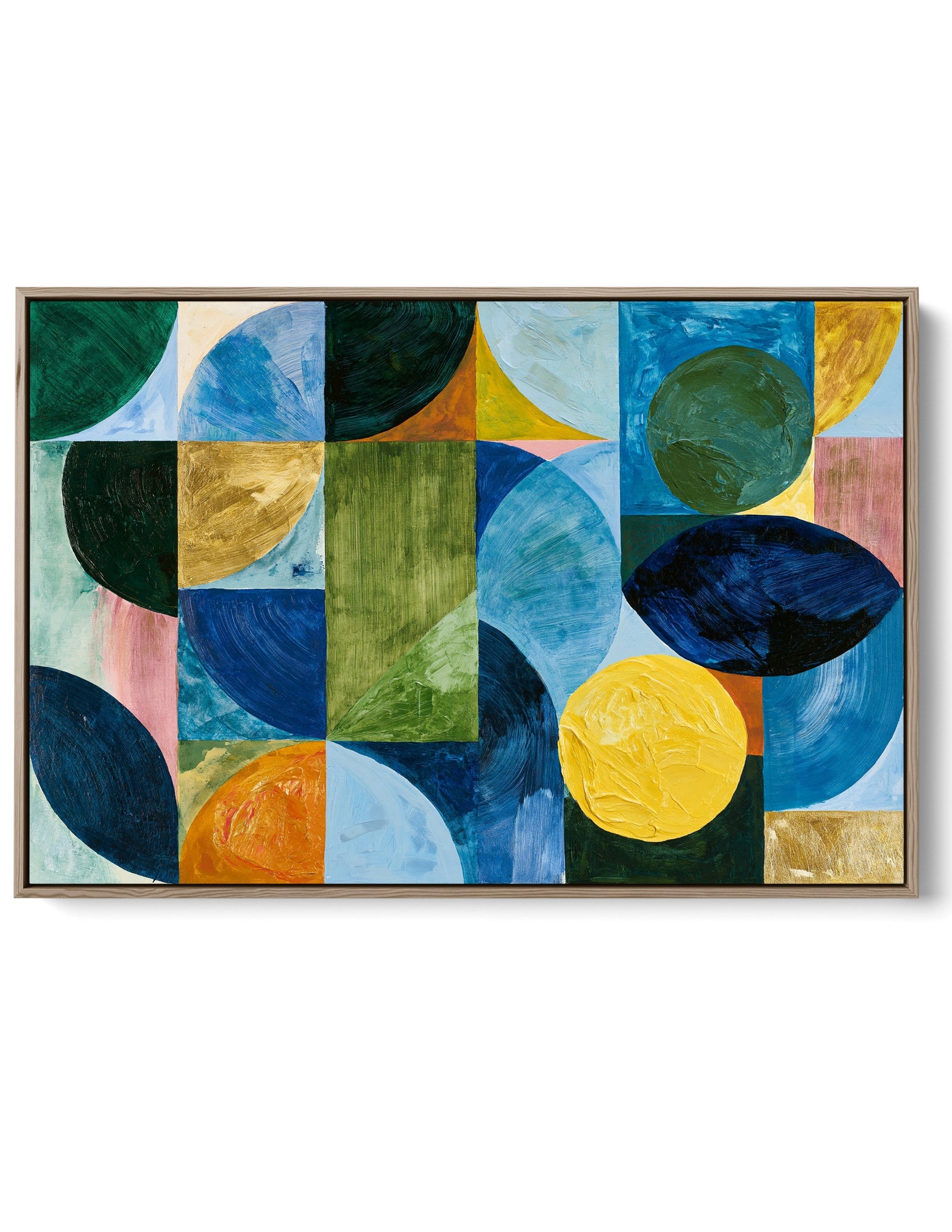 xxxx by IHeartStudio - Colourful Geometric Canvas Print