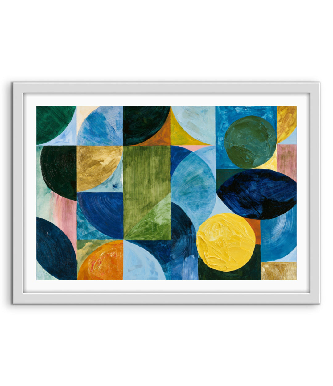 xxxx by IHeartStudio - Colourful Geometric Canvas Print