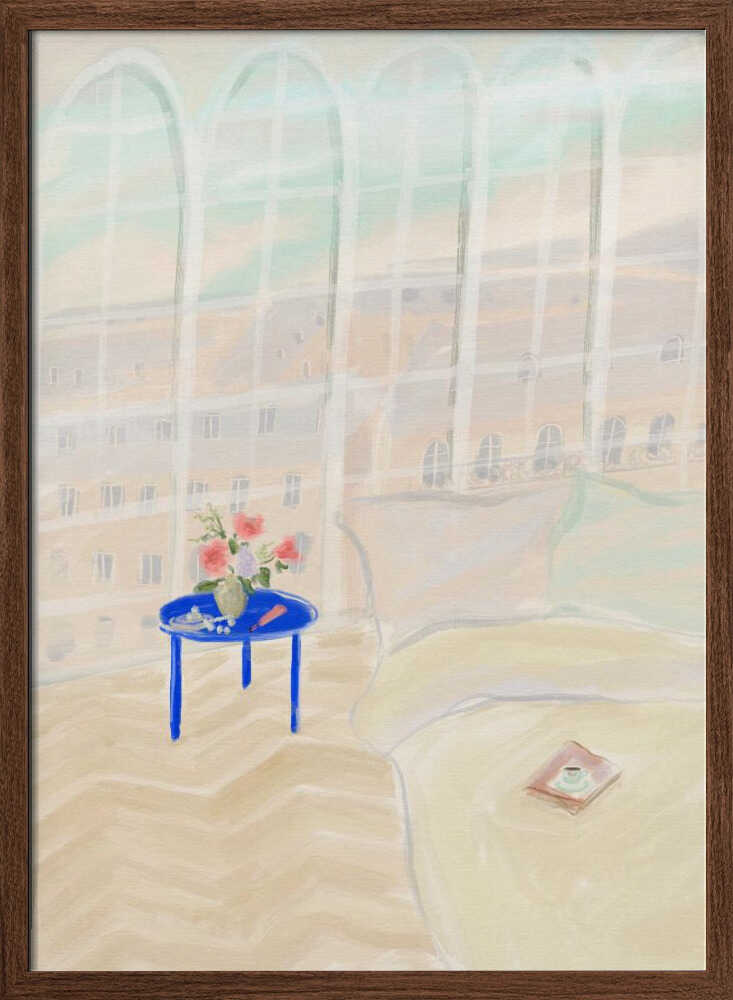 Parisian Loft - Stretched Canvas Poster or Fine Art Print