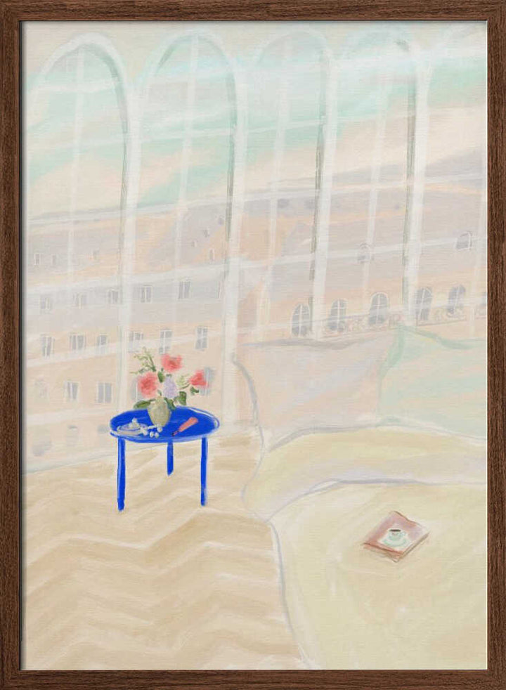 Parisian Loft - Stretched Canvas Poster or Fine Art Print