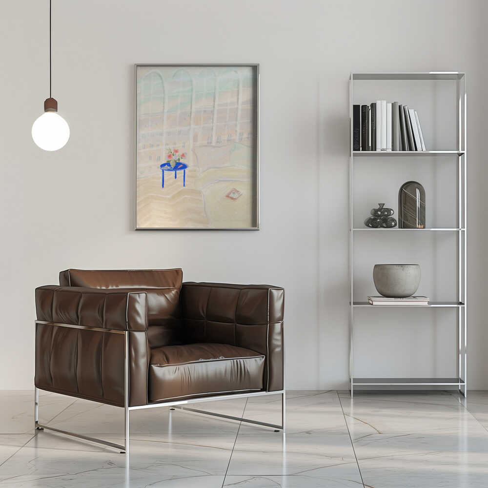 Parisian Loft - Stretched Canvas Poster or Fine Art Print