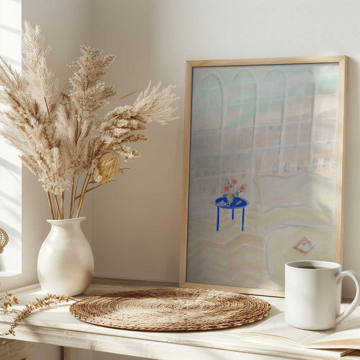 Parisian Loft - Stretched Canvas Poster or Fine Art Print