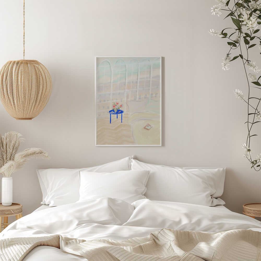 Parisian Loft - Stretched Canvas Poster or Fine Art Print