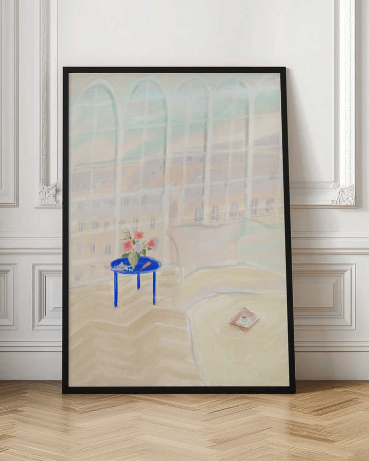 Parisian Loft - Stretched Canvas Poster or Fine Art Print