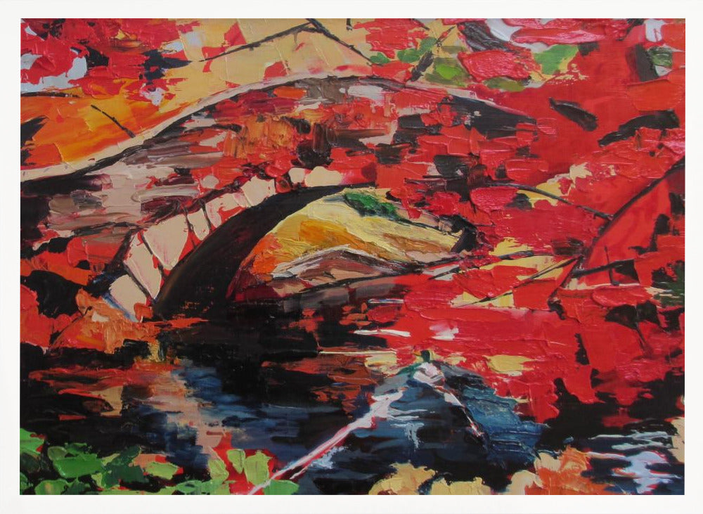 Park Bridge - Stretched Canvas, Poster or Fine Art Print I Heart Wall Art