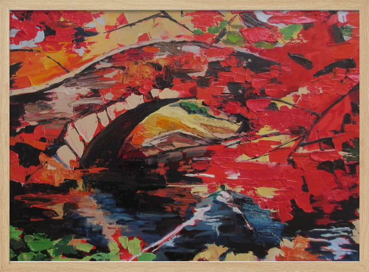 Park Bridge - Stretched Canvas, Poster or Fine Art Print I Heart Wall Art