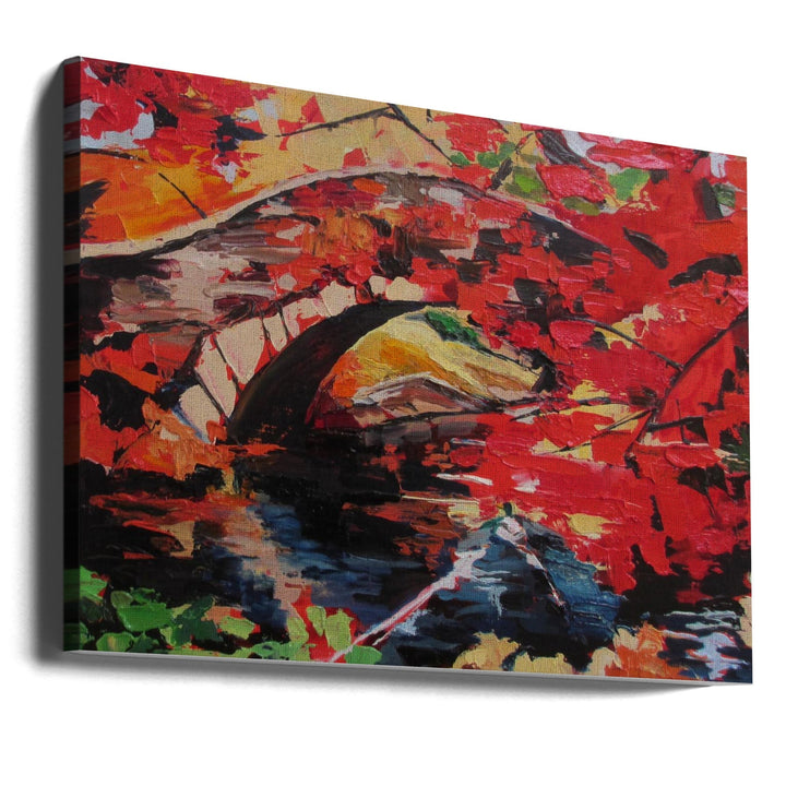 Park Bridge - Stretched Canvas, Poster or Fine Art Print I Heart Wall Art