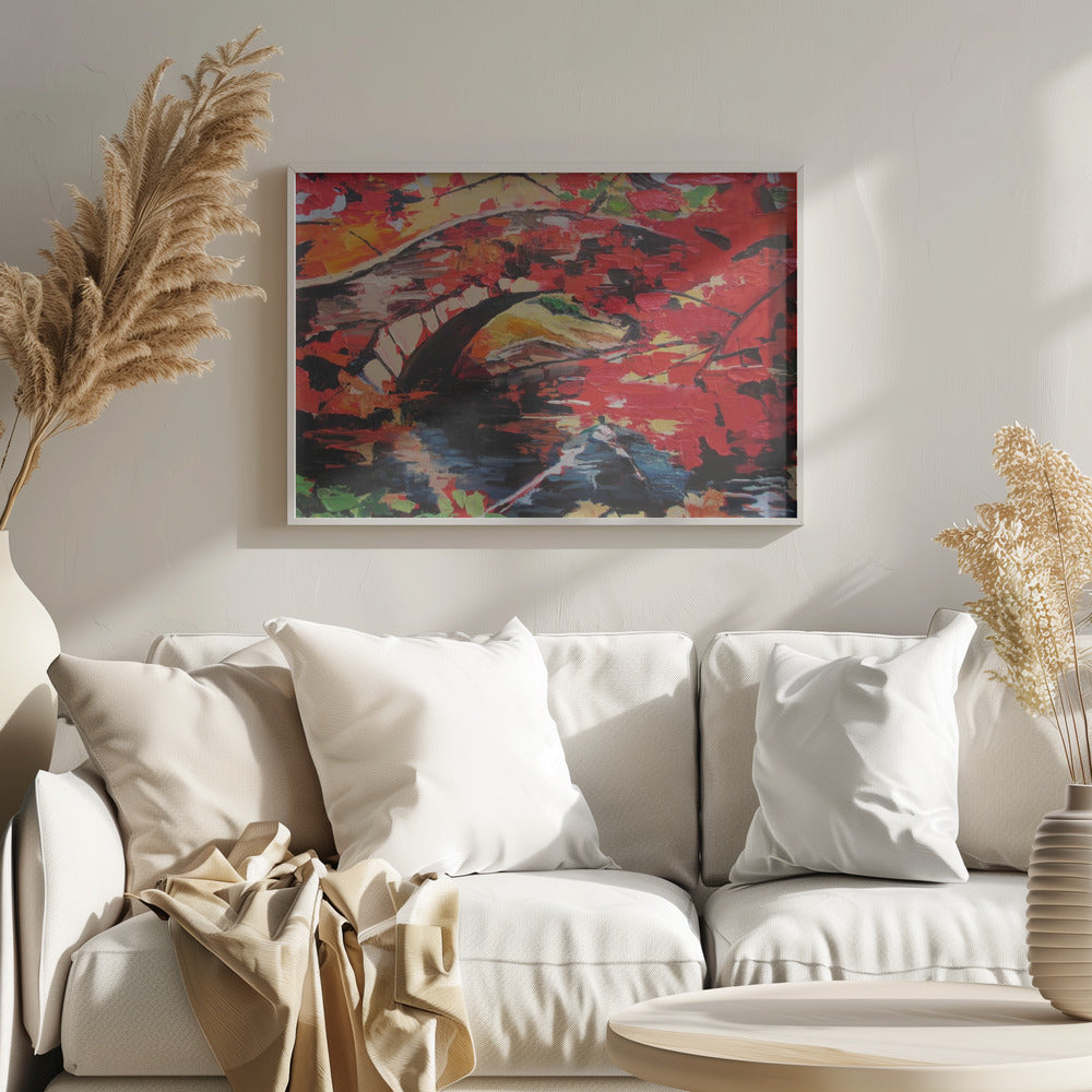 Park Bridge - Stretched Canvas, Poster or Fine Art Print I Heart Wall Art