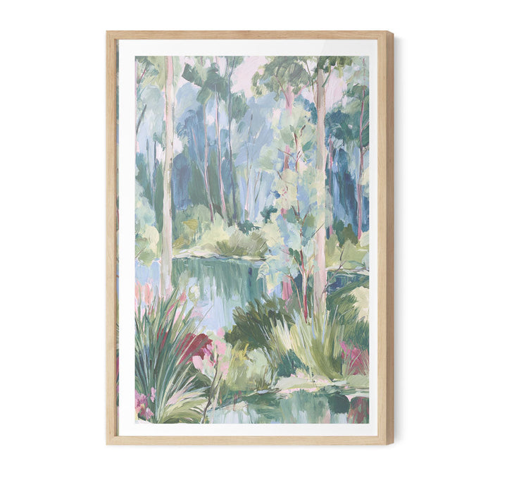 Past The Gate II by IHeartStudio - Square Australian Eucalyptus Bush Garden Nature Canvas Art Print