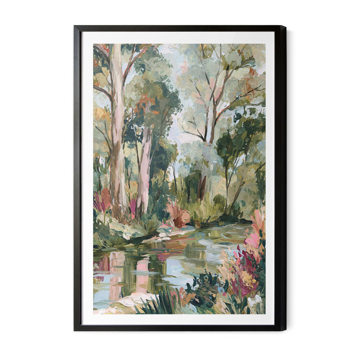 Past The Gate II by IHeartStudio - Square Australian Eucalyptus Bush Garden Nature Canvas Art Print