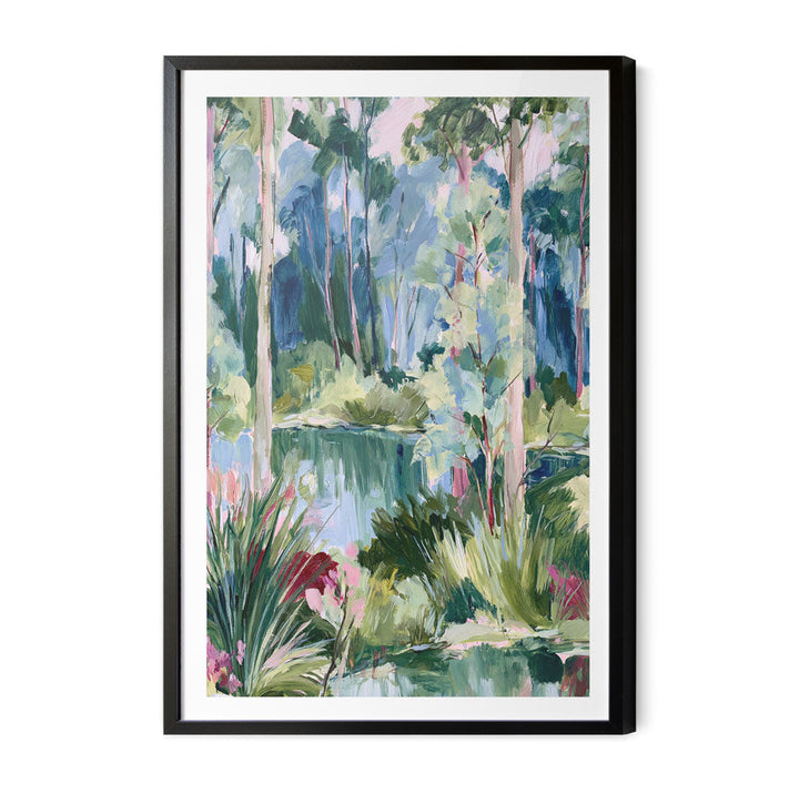Past The Gate II by IHeartStudio - Square Australian Eucalyptus Bush Garden Nature Canvas Art Print