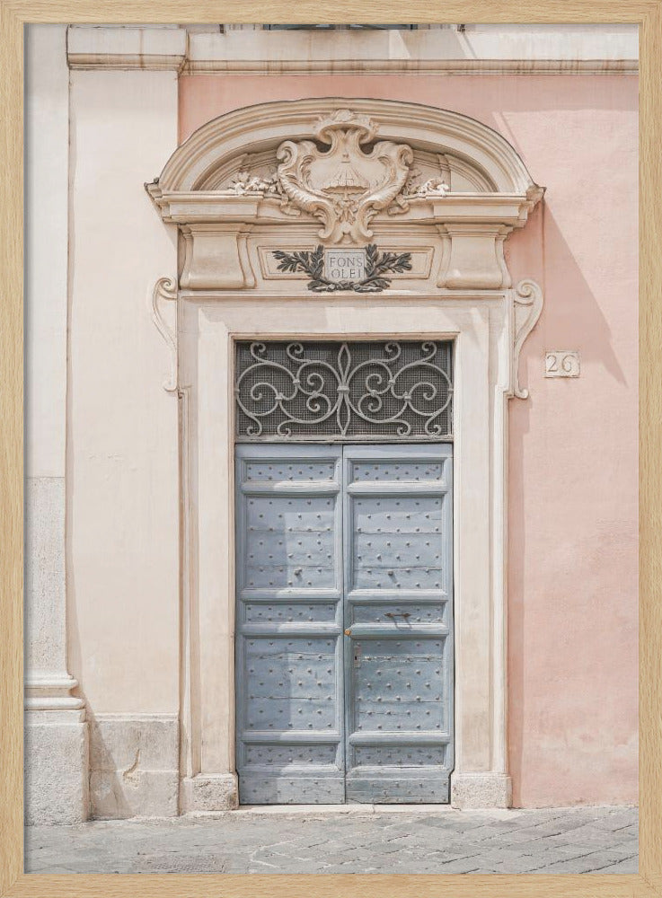 Pastel Entry - Stretched Canvas, Poster or Fine Art Print I Heart Wall Art
