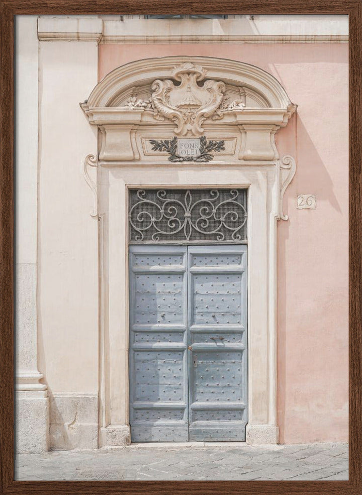 Pastel Entry - Stretched Canvas, Poster or Fine Art Print I Heart Wall Art