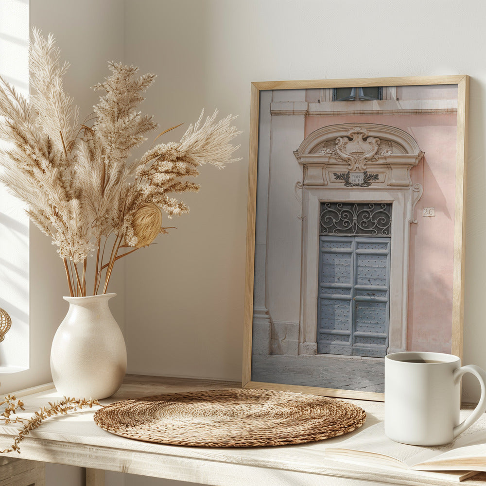 Pastel Entry - Stretched Canvas, Poster or Fine Art Print I Heart Wall Art