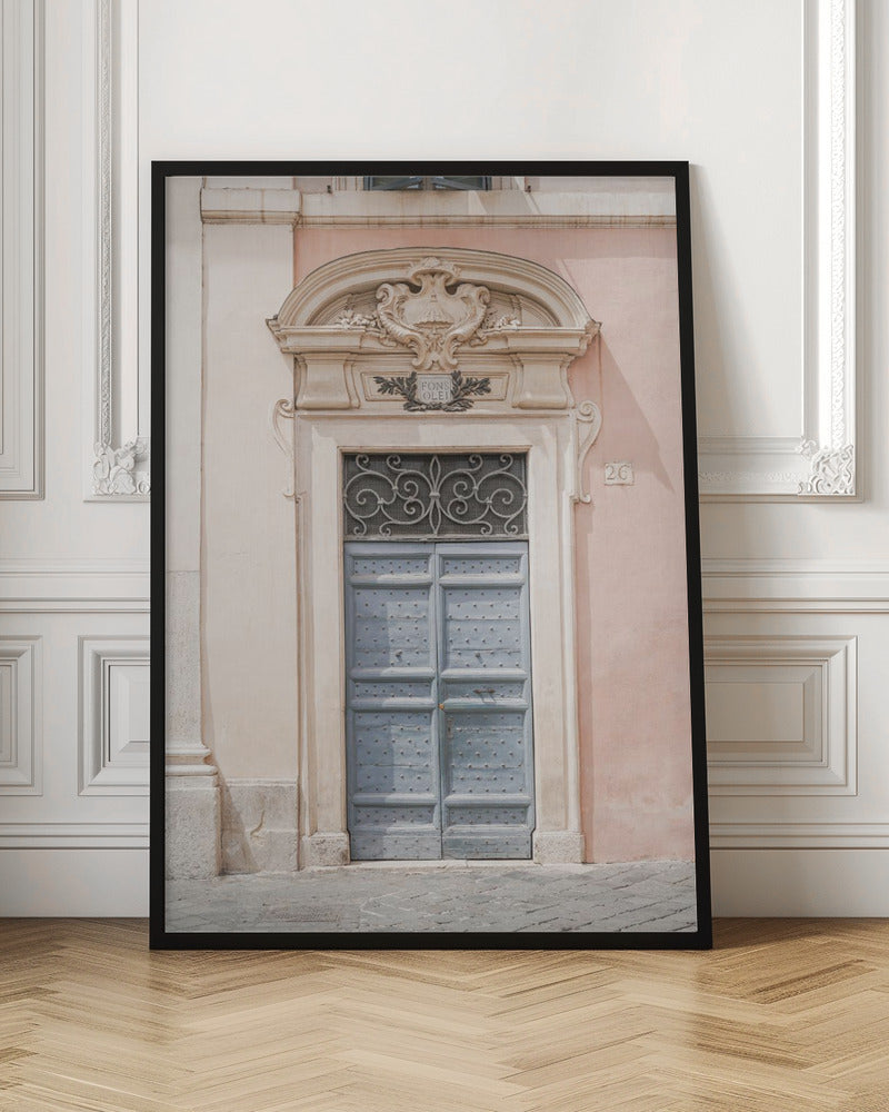 Pastel Entry - Stretched Canvas, Poster or Fine Art Print I Heart Wall Art