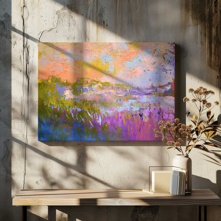 Pastel Horizons - Stretched Canvas, Poster or Fine Art Print - I Heart Wall Art - Poster Print, Canvas Print or Framed Art Print