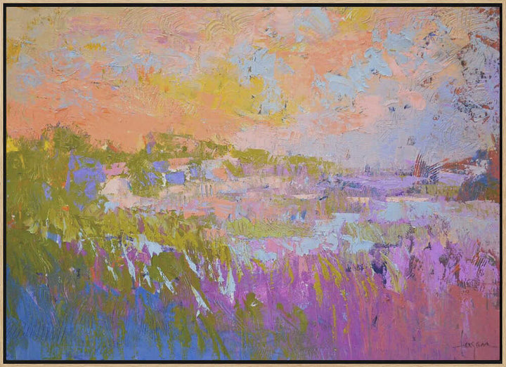 Pastel Horizons - Stretched Canvas, Poster or Fine Art Print - I Heart Wall Art - Poster Print, Canvas Print or Framed Art Print