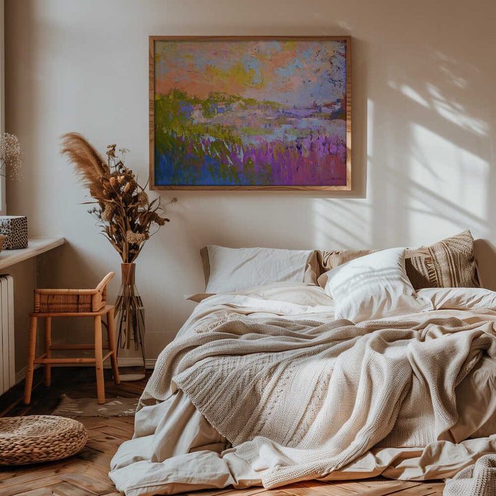 Pastel Horizons - Stretched Canvas, Poster or Fine Art Print - I Heart Wall Art - Poster Print, Canvas Print or Framed Art Print