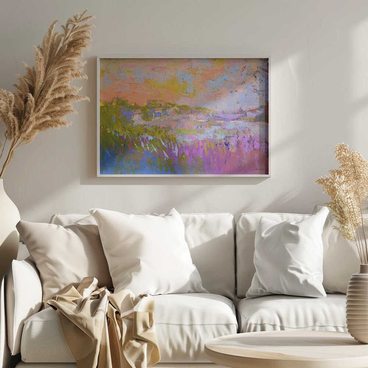Pastel Horizons - Stretched Canvas, Poster or Fine Art Print - I Heart Wall Art - Poster Print, Canvas Print or Framed Art Print