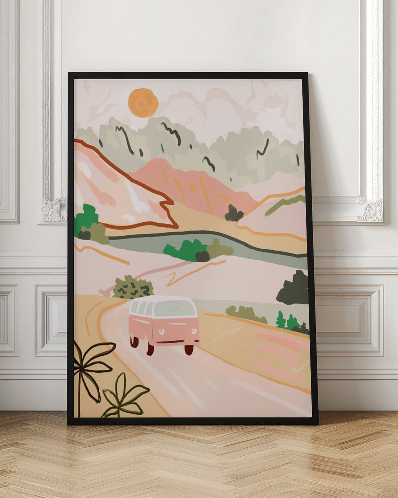 Pastel Journey - Stretched Canvas, Poster or Fine Art Print I Heart Wall Art