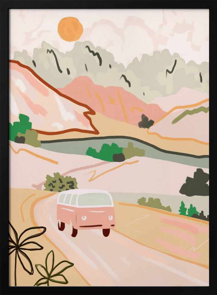 Pastel Journey - Stretched Canvas, Poster or Fine Art Print I Heart Wall Art