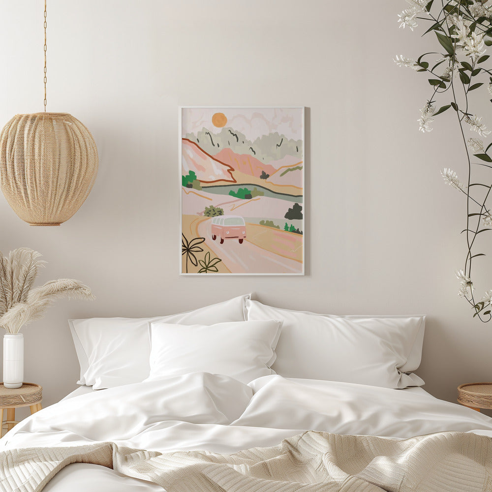 Pastel Journey - Stretched Canvas, Poster or Fine Art Print I Heart Wall Art