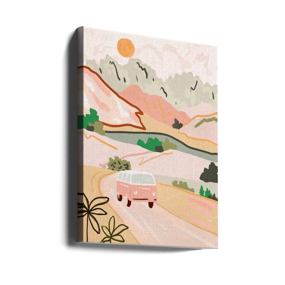 Pastel Journey - Stretched Canvas, Poster or Fine Art Print I Heart Wall Art