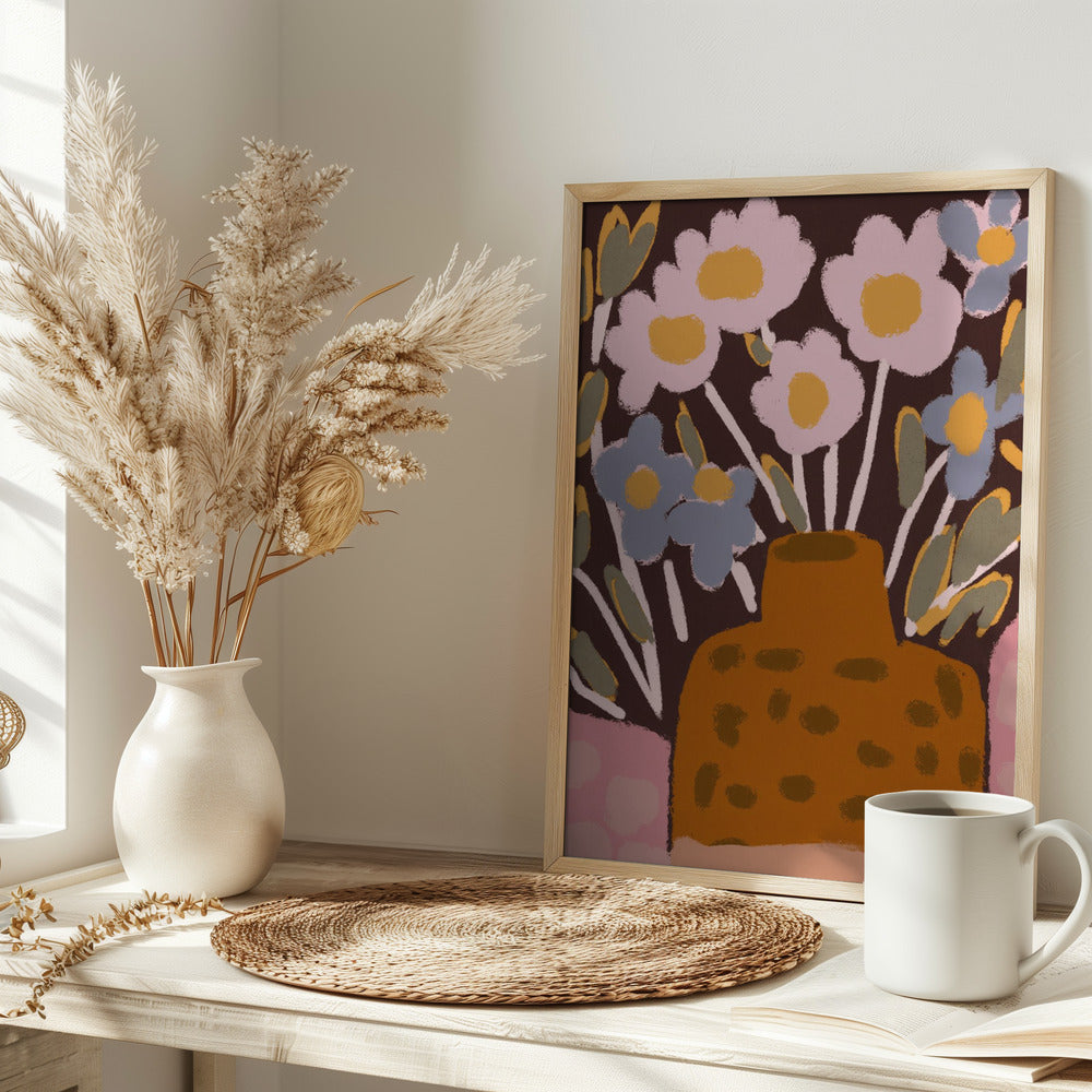 Pastel Still Life No 2 - Stretched Canvas, Poster or Fine Art Print I Heart Wall Art