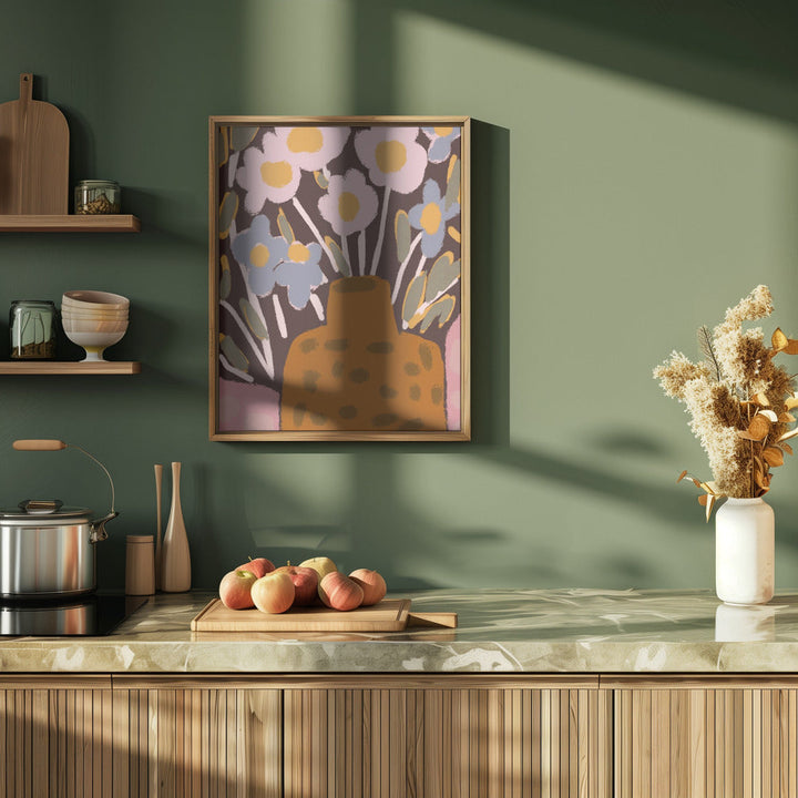 Pastel Still Life No 2 - Stretched Canvas, Poster or Fine Art Print I Heart Wall Art