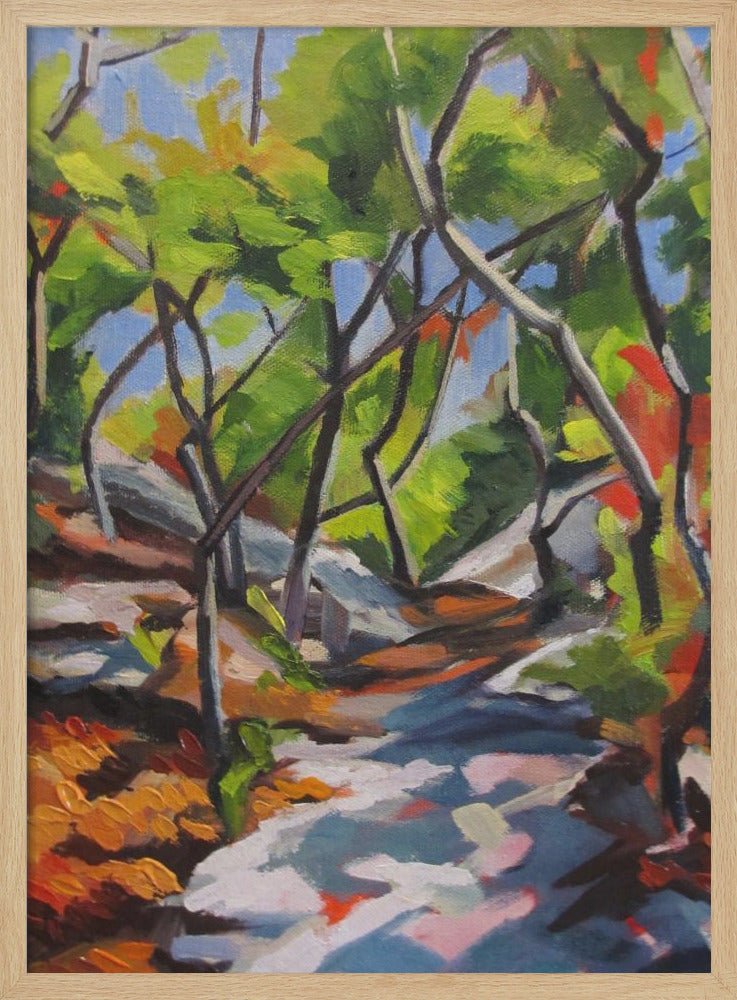 Path At the Jersey Shore - Stretched Canvas, Poster or Fine Art Print I Heart Wall Art