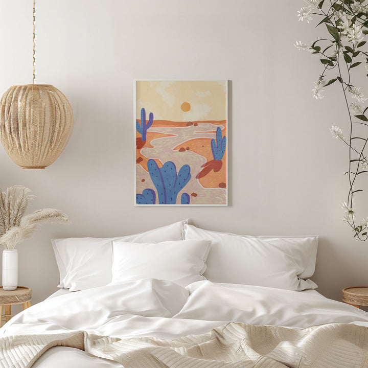 Path Through the Painted Desert - Stretched Canvas, Poster or Fine Art Print I Heart Wall Art